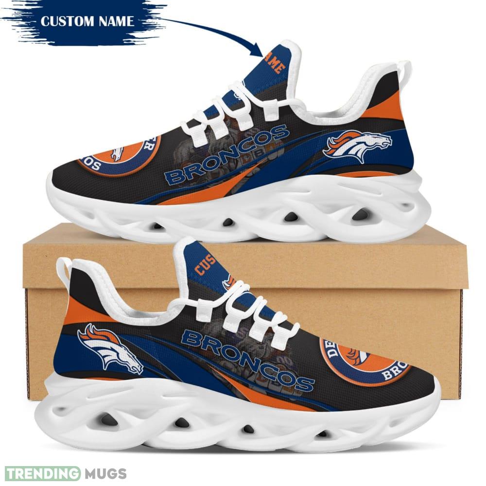 Denver Broncos Mascot Custom Name Max Soul Sneakers For Men - Denver Broncos Mascot Max Soul Sneakers Running Sports Shoes_1 Denver Broncos Mascot Custom Name Max Soul Sneakers For Men - Denver Broncos Mascot Max Soul Sneakers Running Sports Shoes_1