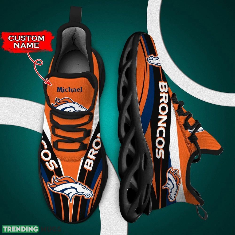 Denver Broncos Max Soul Shoes Luxury Custom Name Max Soul Denver Broncos Max Soul Shoes Luxury Custom Name Max Soul