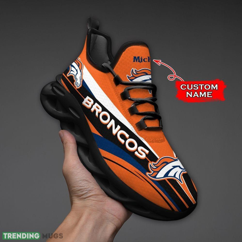 Denver Broncos Max Soul Shoes Luxury Custom Name Max Soul Denver Broncos Max Soul Shoes Luxury Custom Name Max Soul