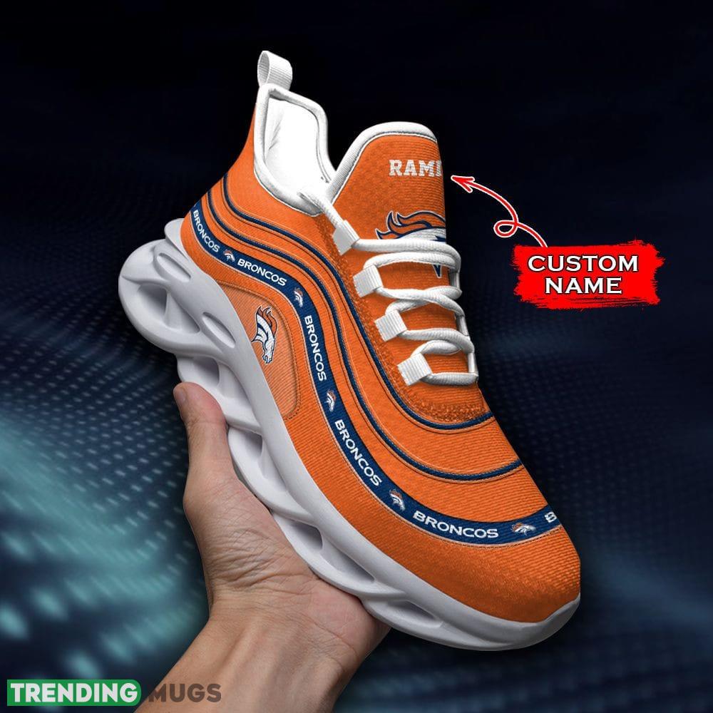 Denver Broncos Vintage Custom Name Max Soul Shoes Luxury NFL Clunky For Men Women Gift Max Soul Denver Broncos Vintage Custom Name Max Soul Shoes Luxury NFL Clunky For Men Women Gift Max Soul