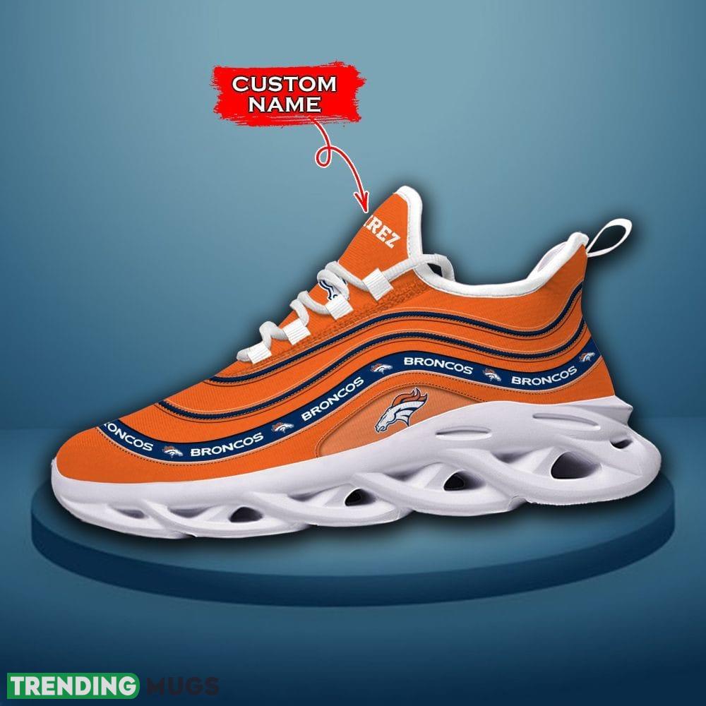 Denver Broncos Vintage Custom Name Max Soul Shoes Luxury NFL Clunky For Men Women Gift - Denver Broncos Max Soul Shoes Luxury NFL_1 Denver Broncos Vintage Custom Name Max Soul Shoes Luxury NFL Clunky For Men Women Gift - Denver Broncos Max Soul Shoes Luxury NFL_1