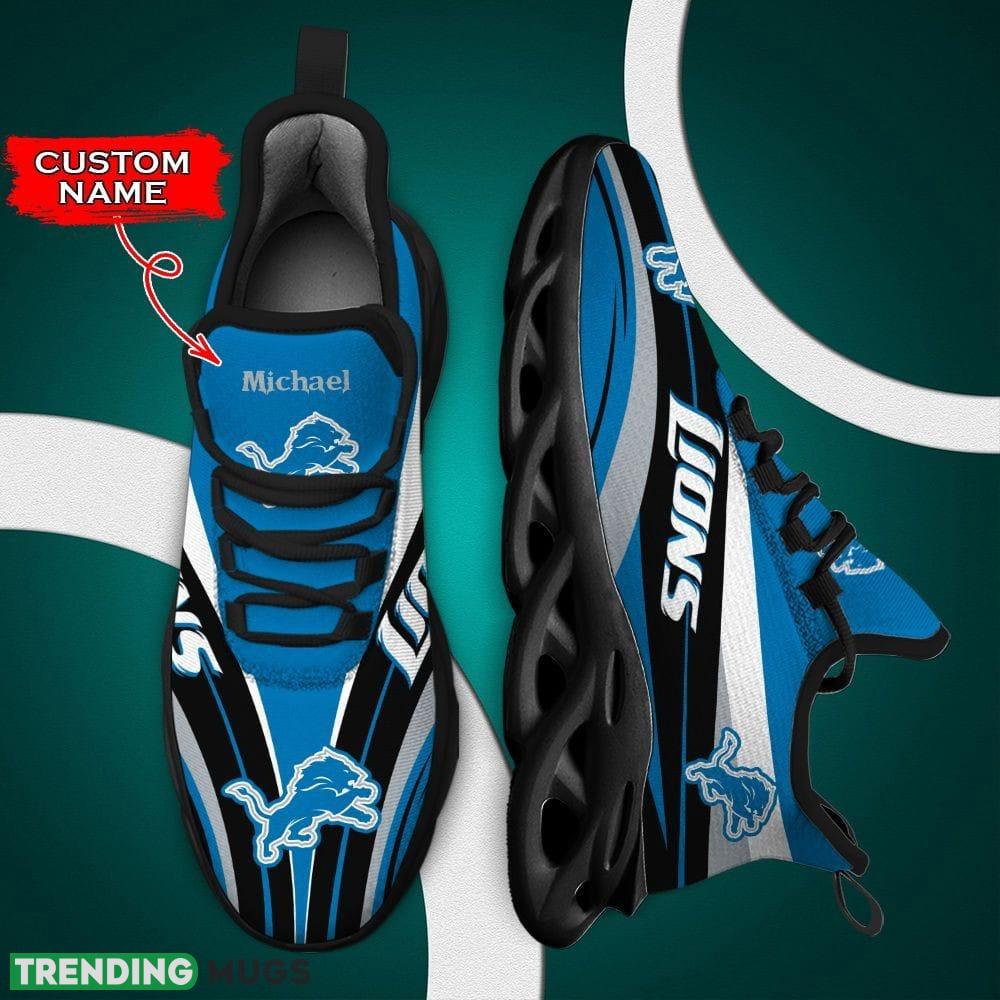 Detroit Lions Palm Custom Name Max Soul Shoes Luxury NFL Clunky For Men Women Gift Max Soul Detroit Lions Palm Custom Name Max Soul Shoes Luxury NFL Clunky For Men Women Gift Max Soul
