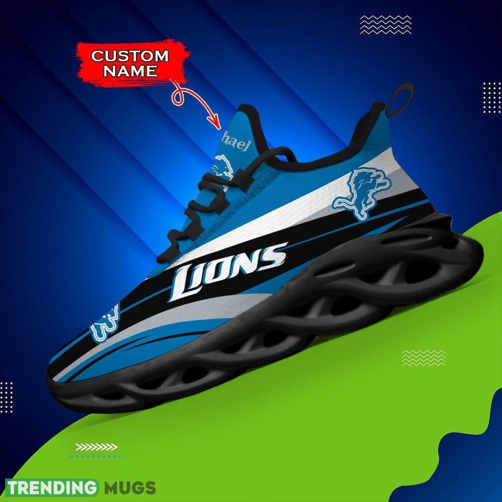 Detroit Lions Palm Custom Name Max Soul Shoes Luxury NFL Clunky For Men Women Gift Max Soul Detroit Lions Palm Custom Name Max Soul Shoes Luxury NFL Clunky For Men Women Gift Max Soul