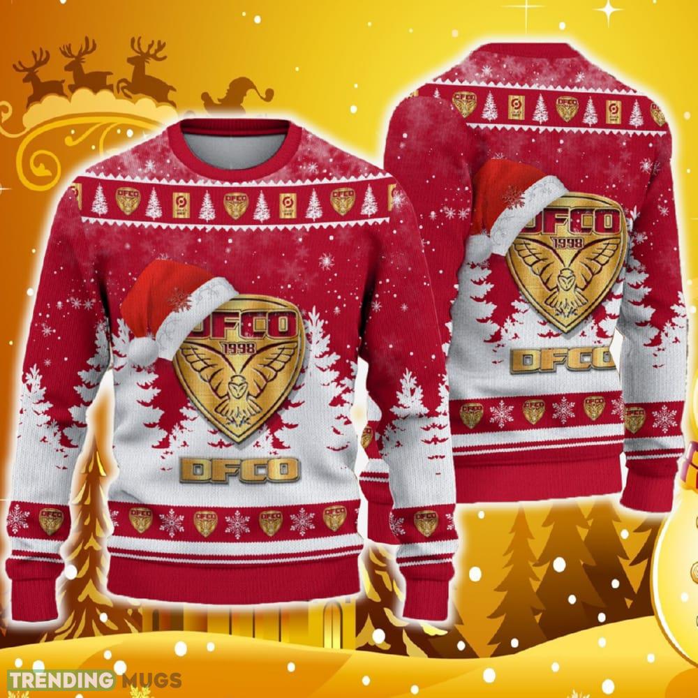 Dijon FCO Ugly Christmas Sweater Santa Hat Logo Tree Gift For Men And Women - Dijon FCO Ugly Christmas Sweater Santa Hat Logo Tree Gift For Men And Women Dijon FCO Ugly Christmas Sweater Santa Hat Logo Tree Gift For Men And Women - Dijon FCO Ugly Christmas Sweater Santa Hat Logo Tree Gift For Men And Women