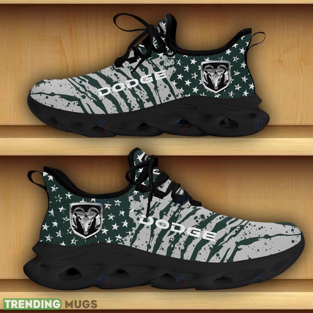 Dodge Car And Motorcycle Racing Running Shoes Green Max Soul Sneakers For Men Women Max Soul Dodge Car And Motorcycle Racing Running Shoes Green Max Soul Sneakers For Men Women Max Soul