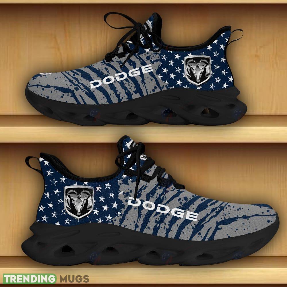 Dodge Car And Motorcycle Racing Running Sneaker Navy Max Soul Shoes Gift For Fans Max Soul Dodge Car And Motorcycle Racing Running Sneaker Navy Max Soul Shoes Gift For Fans Max Soul