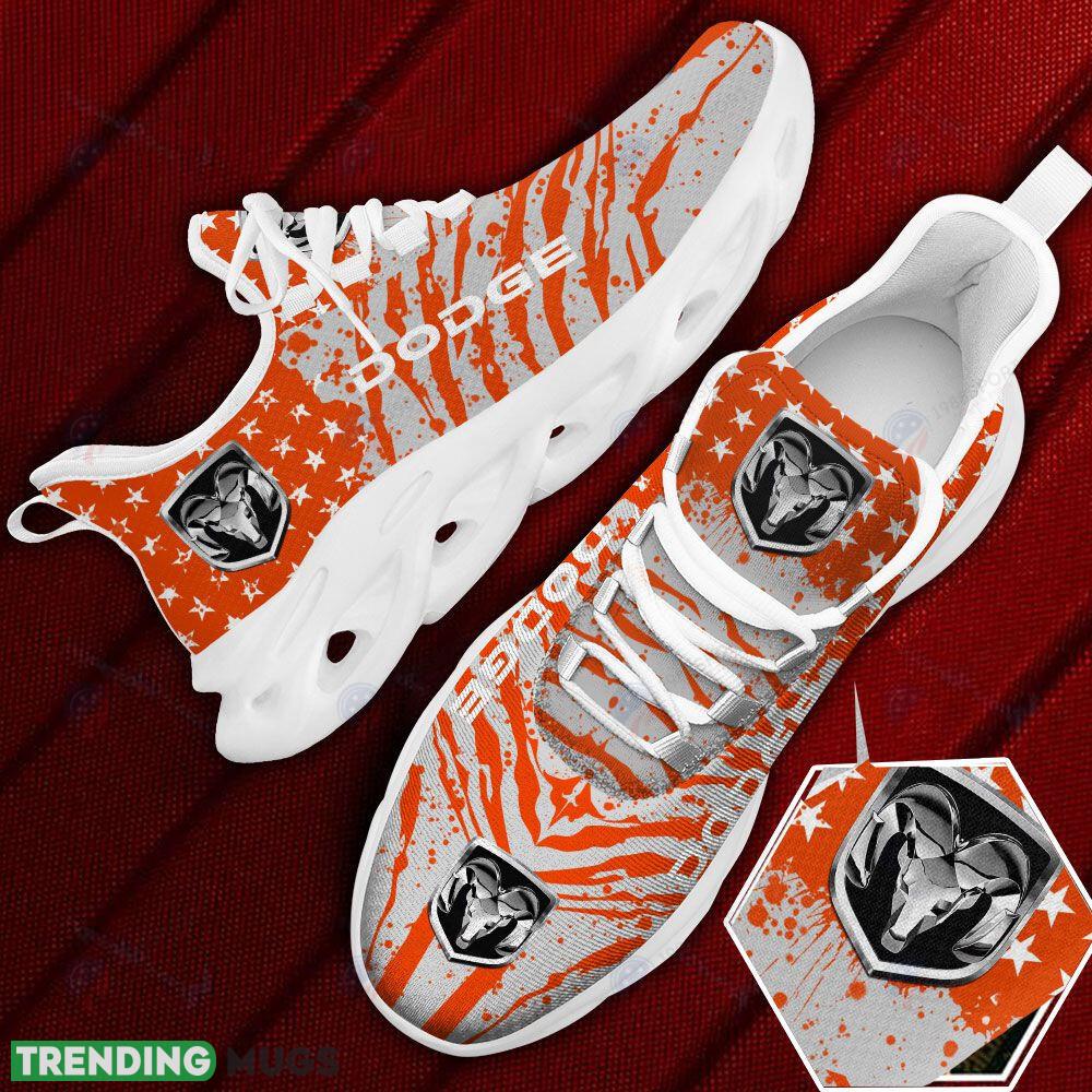 Dodge Car And Motorcycle Racing Sport Sneaker Orange Max Soul Shoes Gift For Fans - Dodge Car And Motorcycle Racing Orange Max Soul Shoes Photo 1 Dodge Car And Motorcycle Racing Sport Sneaker Orange Max Soul Shoes Gift For Fans - Dodge Car And Motorcycle Racing Orange Max Soul Shoes Photo 1