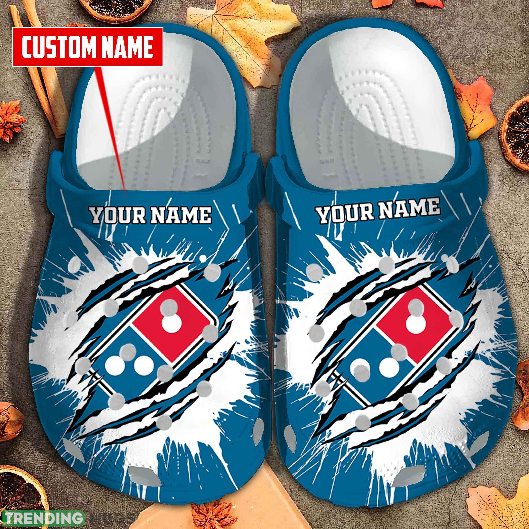 Domino's Pizza Clogs Shoes Custom Name Logo Brands Gift Beach Summer Clog Shoes Domino's Pizza Clogs Shoes Custom Name Logo Brands Gift Beach Summer - Domino's Pizza Clogs Shoes Custom Name Logo Brands Gift Beach Summer