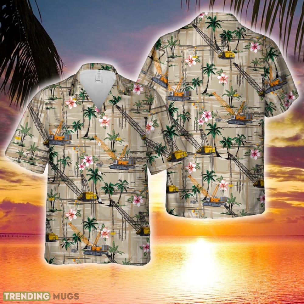 Dragline Excavators Hawaiian Shirt - Dragline Excavators Hawaiian Shirt
