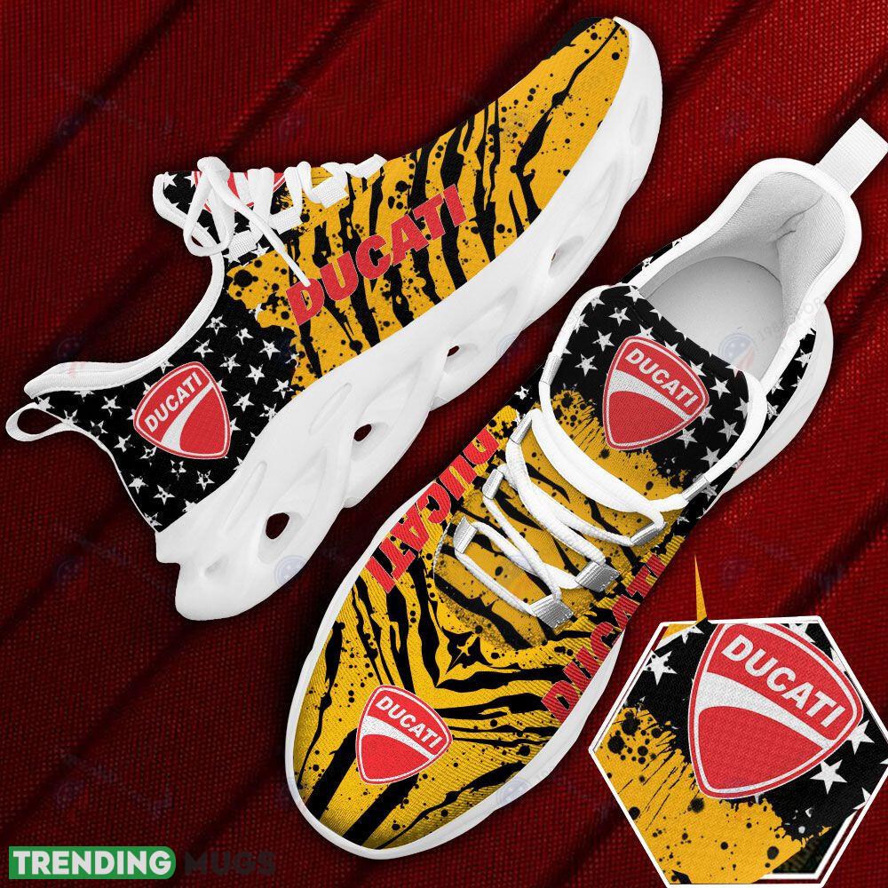 Ducati Car And Motorcycle Racing Running Sneaker Yellow Max Soul Shoes Gift For Fans - Ducati Car And Motorcycle Racing Yellow Max Soul Shoes Photo 1 Ducati Car And Motorcycle Racing Running Sneaker Yellow Max Soul Shoes Gift For Fans - Ducati Car And Motorcycle Racing Yellow Max Soul Shoes Photo 1
