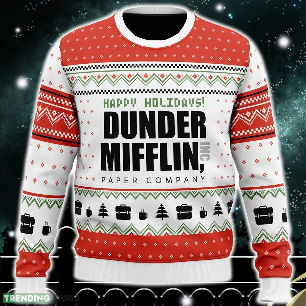 Dunder Mifflin The Office Ugly Christmas Sweater Funny Gift Ideas Christmas - Dunder Mifflin The Office Ugly Christmas Sweater_1 Dunder Mifflin The Office Ugly Christmas Sweater Funny Gift Ideas Christmas - Dunder Mifflin The Office Ugly Christmas Sweater_1