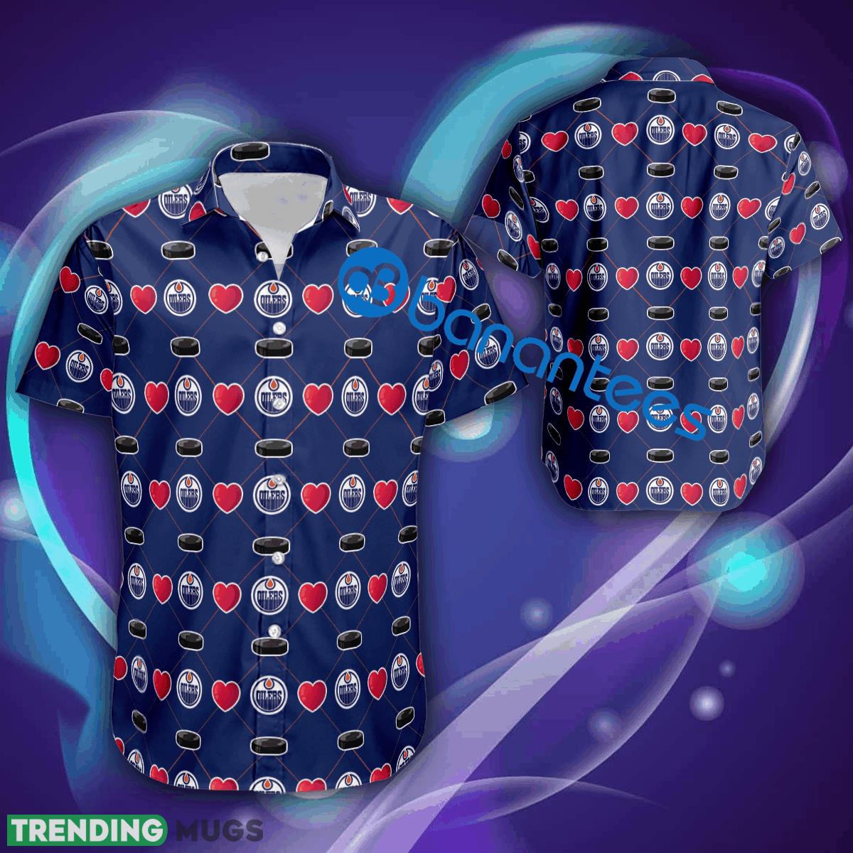 Edmonton Oilers Logo Heart Pattern Hawaiian Shirt Gift Valentines - Edmonton Oilers Logo Heart Pattern Hawaiian Shirt Gift Valentines Edmonton Oilers Logo Heart Pattern Hawaiian Shirt Gift Valentines - Edmonton Oilers Logo Heart Pattern Hawaiian Shirt Gift Valentines