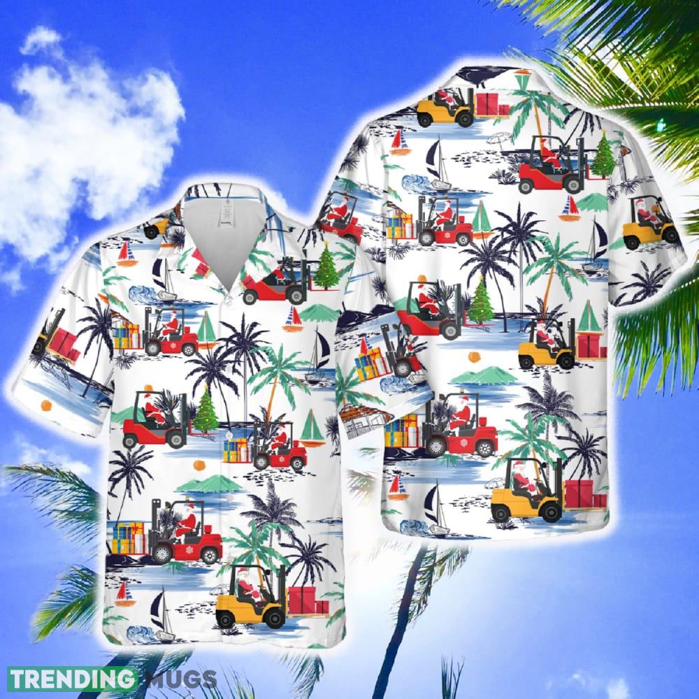 Electric Forklift Santa Hawaiian Shirt Men And Women Gift Floral Beach - Electric Forklift Santa Hawaiian Shirt Men And Women Gift Floral Beach Electric Forklift Santa Hawaiian Shirt Men And Women Gift Floral Beach - Electric Forklift Santa Hawaiian Shirt Men And Women Gift Floral Beach