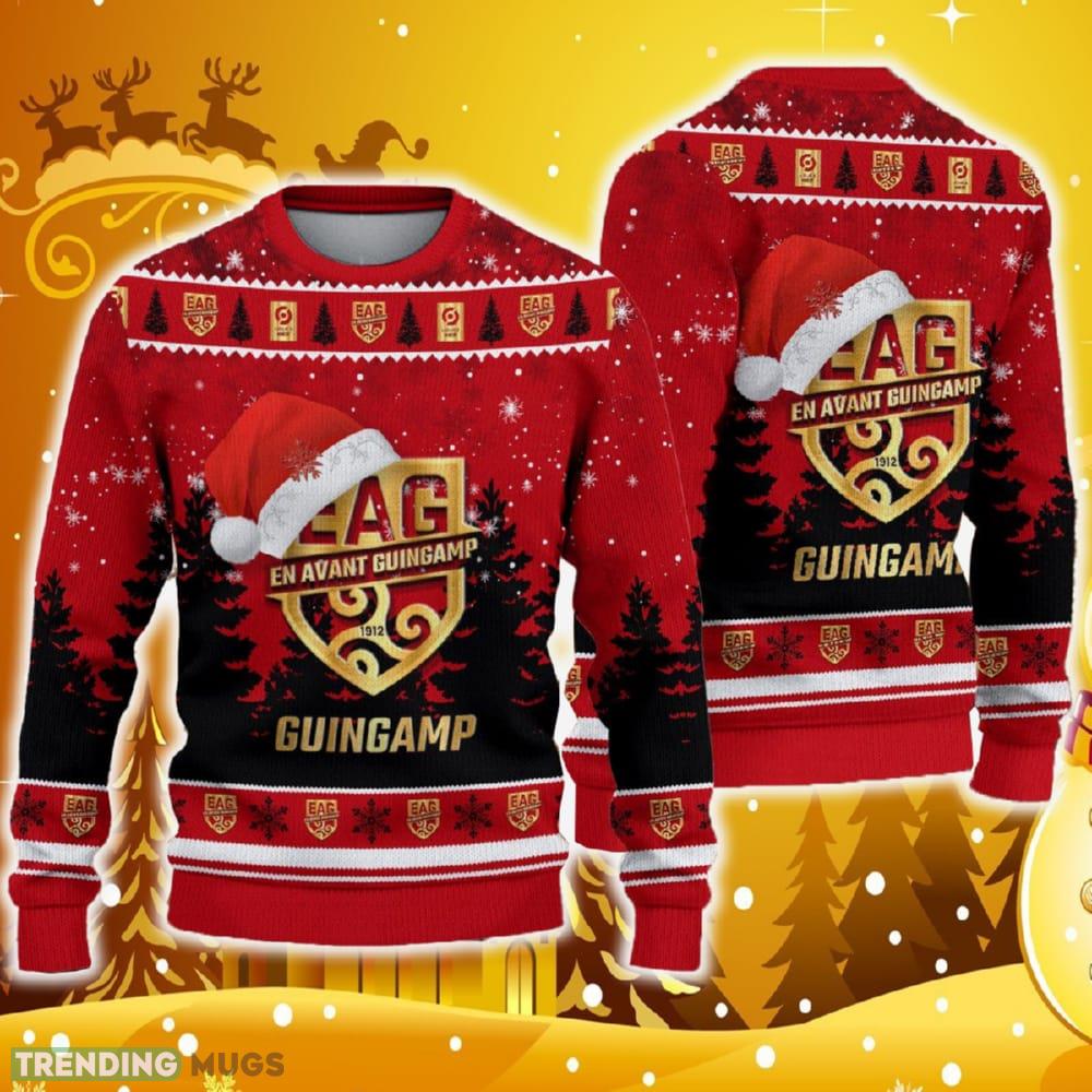 En Avant Guingamp Ugly Christmas Sweater Santa Hat Logo Tree Gift For Men And Women - En Avant Guingamp Ugly Christmas Sweater Santa Hat Logo Tree Gift For Men And Women En Avant Guingamp Ugly Christmas Sweater Santa Hat Logo Tree Gift For Men And Women - En Avant Guingamp Ugly Christmas Sweater Santa Hat Logo Tree Gift For Men And Women