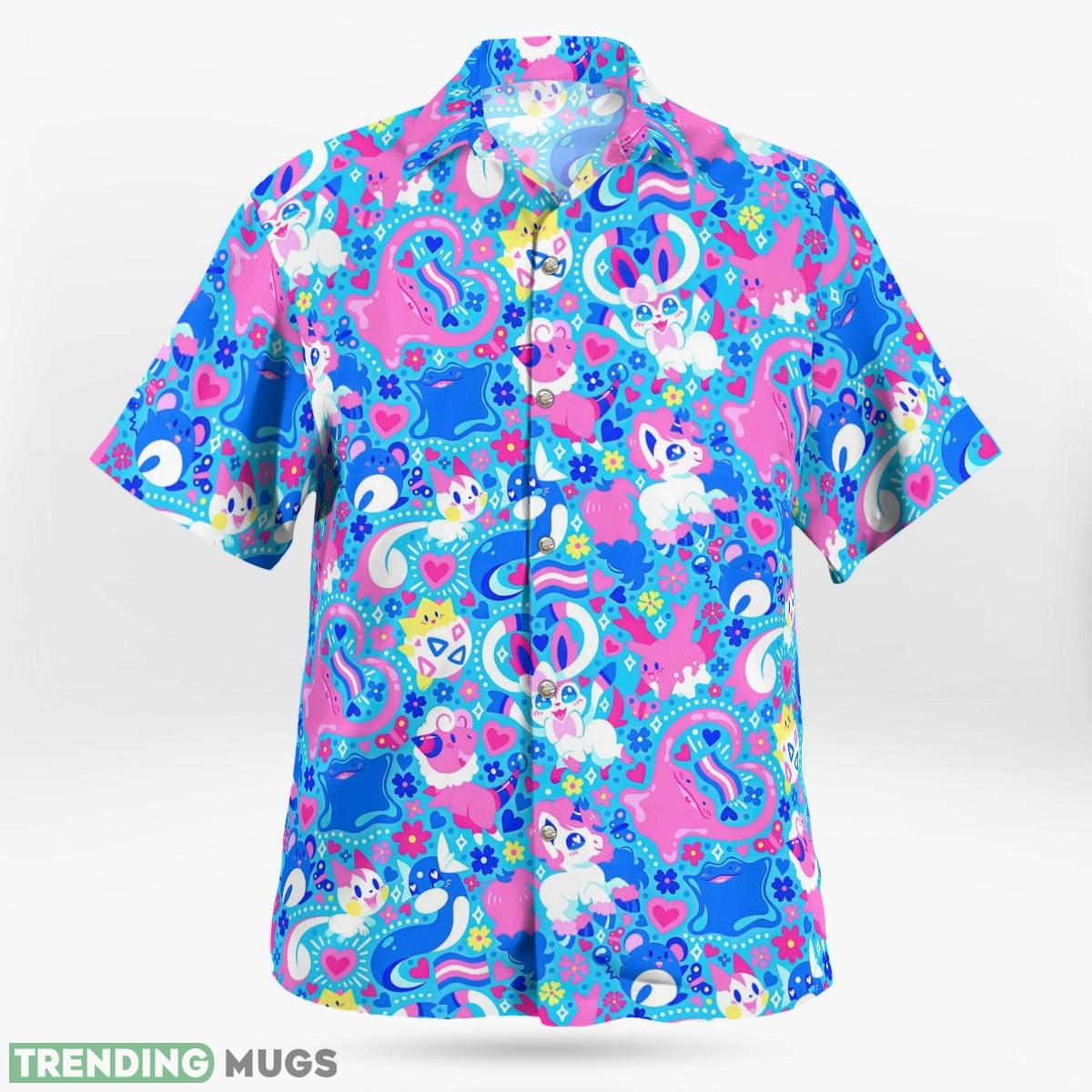 Fairy System Pokemon Hawaiian Shirt And Short Combo Gift For Fans Hawaiian & Short Fairy System Pokemon Hawaiian Shirt And Short Combo Gift For Fans Hawaiian & Short