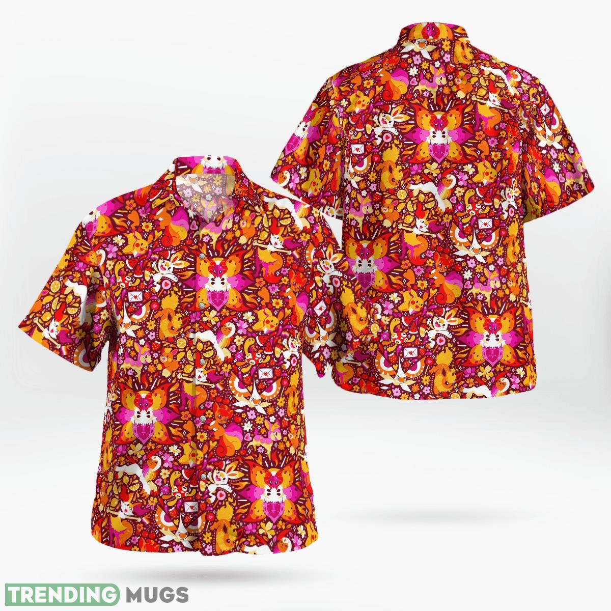 Fire System Pokemon Hawaiian Shirt And Short Combo For Men And Women - Fire System Pokemon Hawaiian Shirt_1 Fire System Pokemon Hawaiian Shirt And Short Combo For Men And Women - Fire System Pokemon Hawaiian Shirt_1