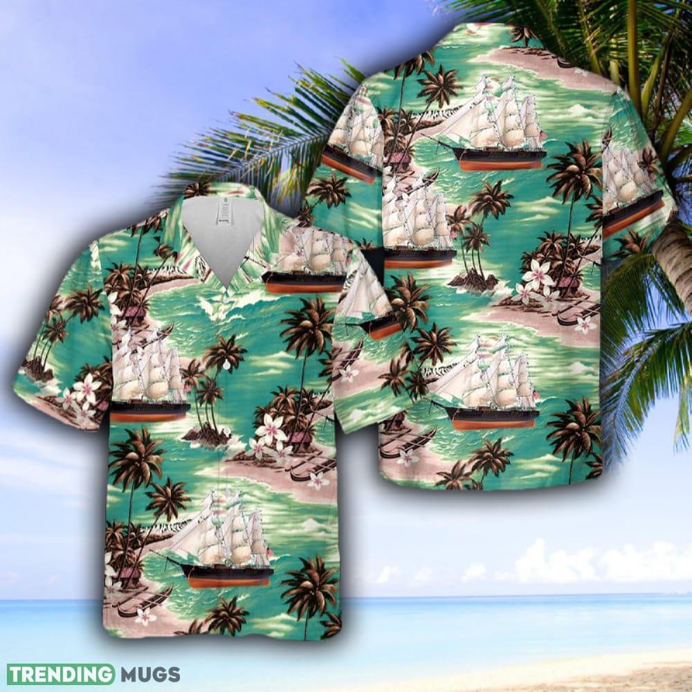 Flying Cloud Clipper Ship Hawaiian Shirt - Flying Cloud Clipper Ship Hawaiian Shirt Flying Cloud Clipper Ship Hawaiian Shirt - Flying Cloud Clipper Ship Hawaiian Shirt