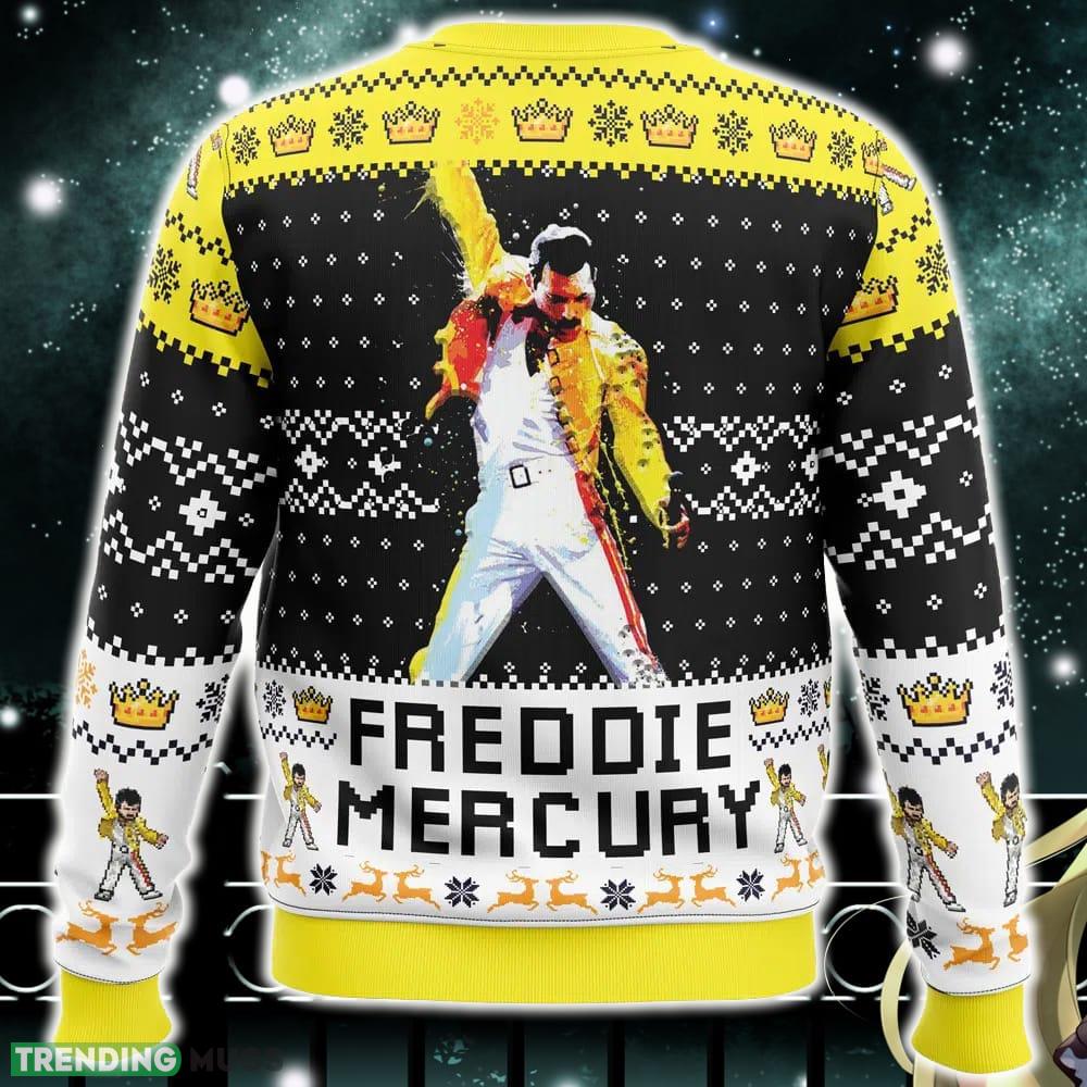 Freddie Mercury Queen Ugly Christmas Sweater Funny Gift Ideas Christmas 3D Sweater Freddie Mercury Queen Ugly Christmas Sweater Funny Gift Ideas Christmas 3D Sweater