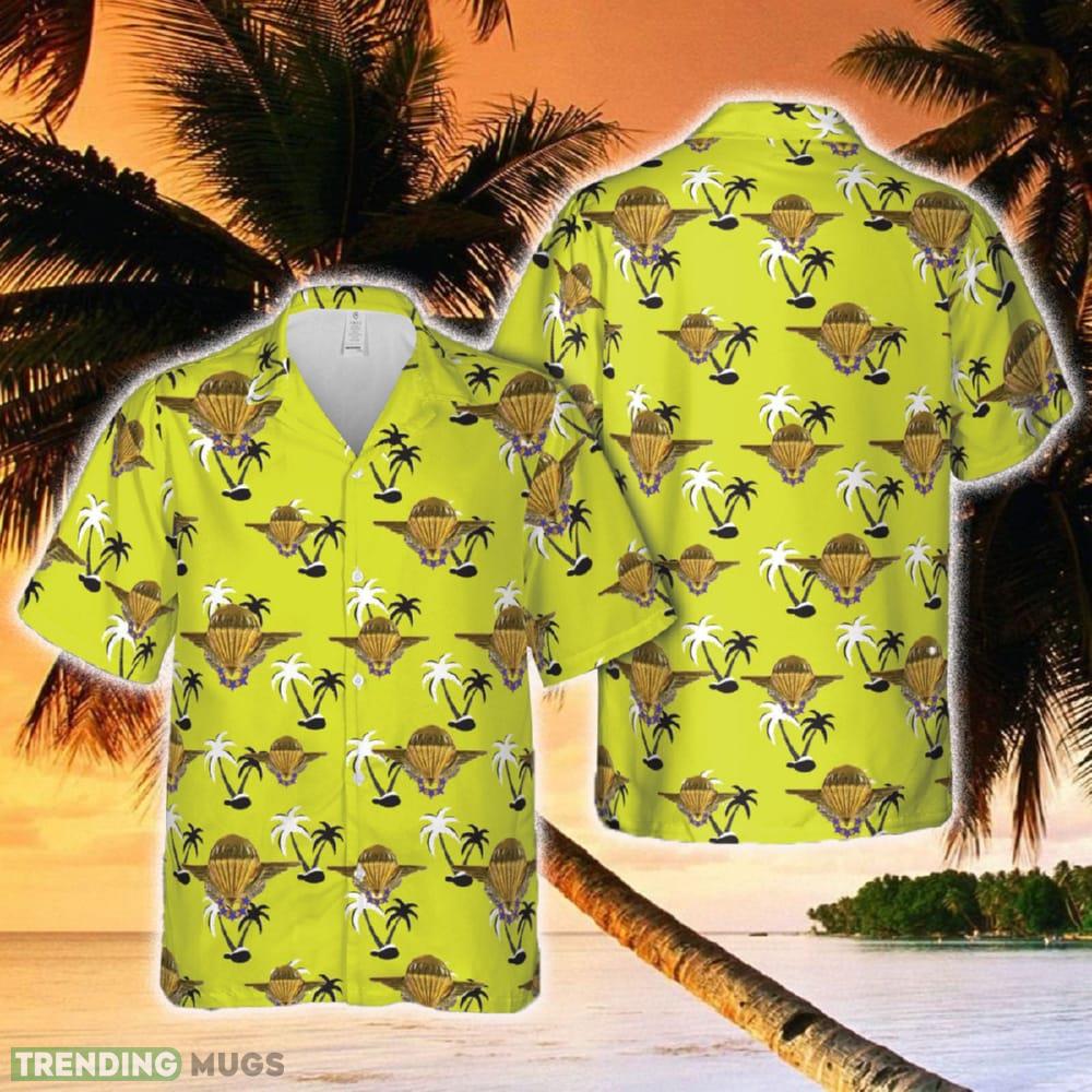 French Army Chuteur Opérationnel Brevet of Commando Parachute Group Hawaiian Shirt - French Army Chuteur Opérationnel Brevet of Commando Parachute Group Hawaiian Shirt