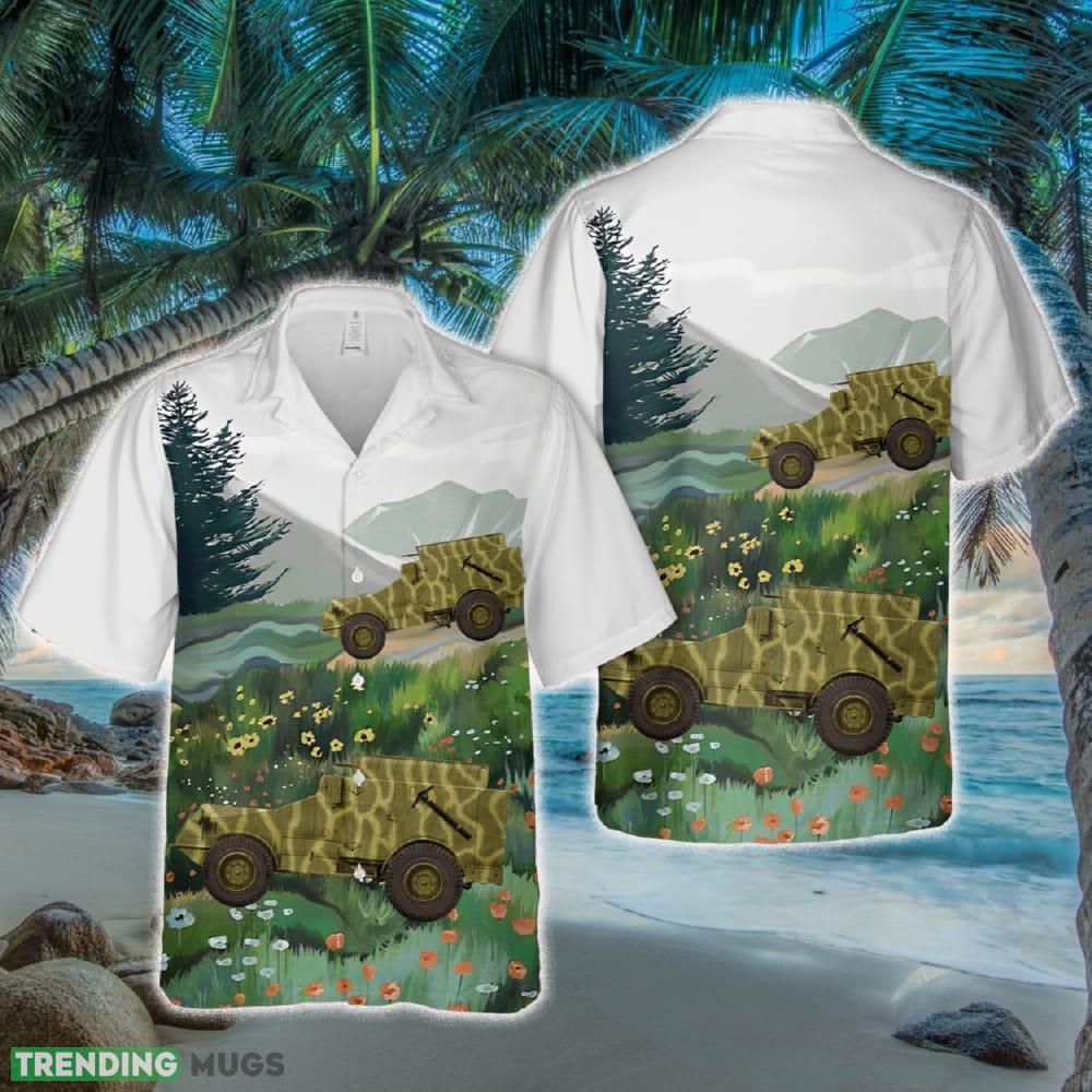 French Army Panhard 179 Armored Car Hawaiian Shirt - French Army Panhard 179 Armored Car Hawaiian Shirt