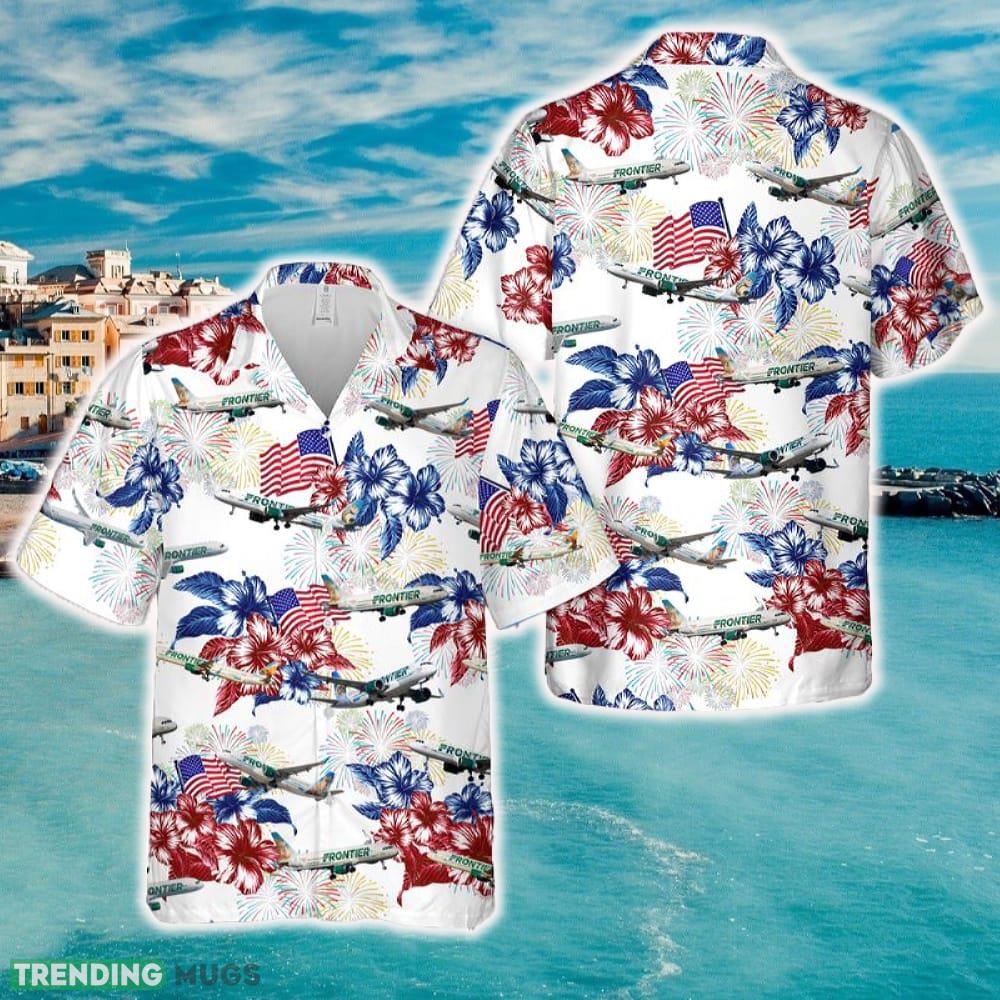 Frontier Airlines 4th Of July Hawaiian Shirt - Frontier Airlines 4th Of July Hawaiian Shirt Frontier Airlines 4th Of July Hawaiian Shirt - Frontier Airlines 4th Of July Hawaiian Shirt