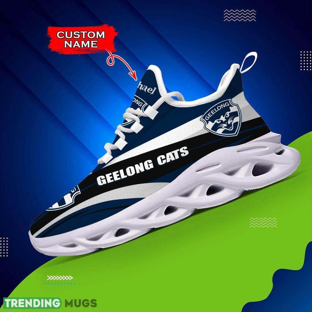 Geelong Cats Contemporary Custom Name Max Soul Shoes Luxury AFL Chunky For Men Women Gift For Fans Max Soul Geelong Cats Contemporary Custom Name Max Soul Shoes Luxury AFL Chunky For Men Women Gift For Fans Max Soul