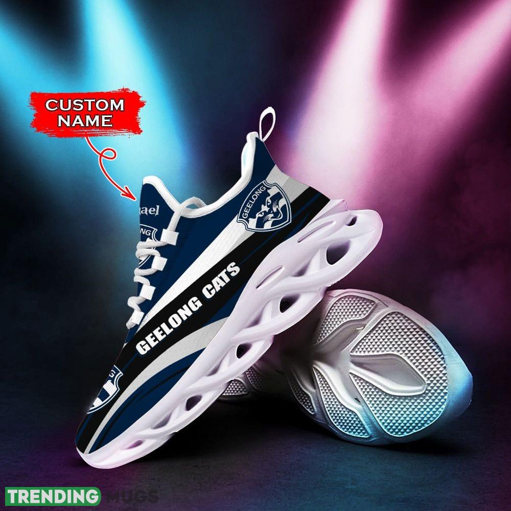 Geelong Cats Contemporary Custom Name Max Soul Shoes Luxury AFL Chunky For Men Women Gift For Fans Max Soul Geelong Cats Contemporary Custom Name Max Soul Shoes Luxury AFL Chunky For Men Women Gift For Fans Max Soul