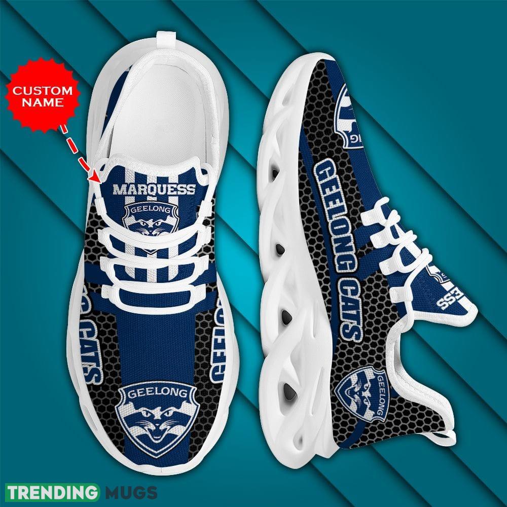 Geelong Cats Modern Custom Name Max Soul Shoes Luxury AFL Chunky For Men Women Gift For Fans Max Soul Geelong Cats Modern Custom Name Max Soul Shoes Luxury AFL Chunky For Men Women Gift For Fans Max Soul