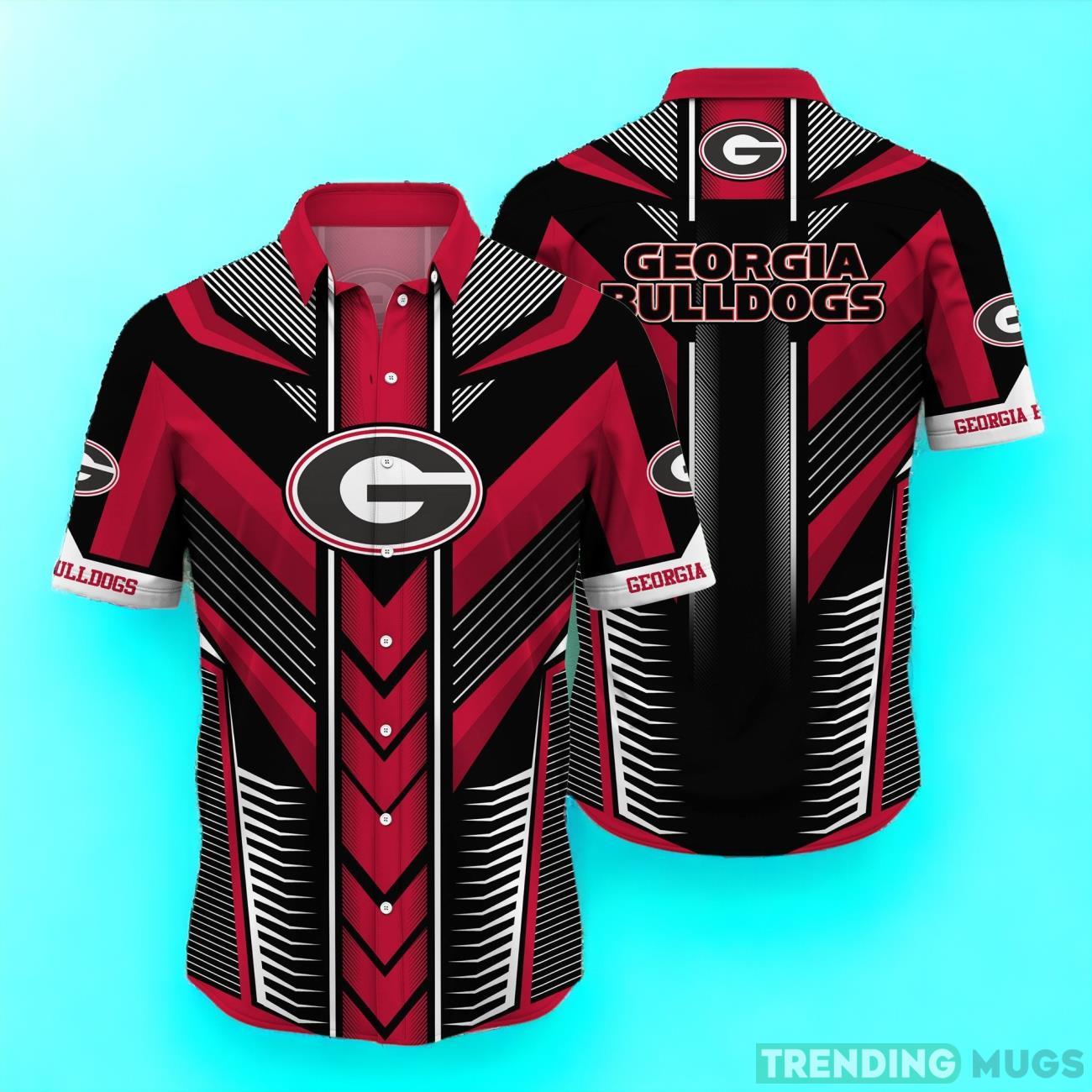 Georgia Bulldogs NCAA 3D Printed Hawaiian Shir Gift For Fans Product Photo 1 Georgia Bulldogs NCAA 3D Printed Hawaiian Shir Gift For Fans Product Photo 1