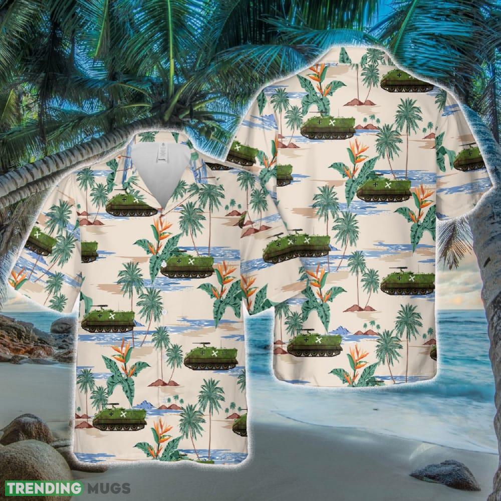German Army Bundeswehr M113G with manoeuvers provisional markings, 1970s Hawaiian Shirt - German Army Bundeswehr M113G with manoeuvers provisional markings, 1970s Hawaiian Shirt German Army Bundeswehr M113G with manoeuvers provisional markings, 1970s Hawaiian Shirt - German Army Bundeswehr M113G with manoeuvers provisional markings, 1970s Hawaiian Shirt