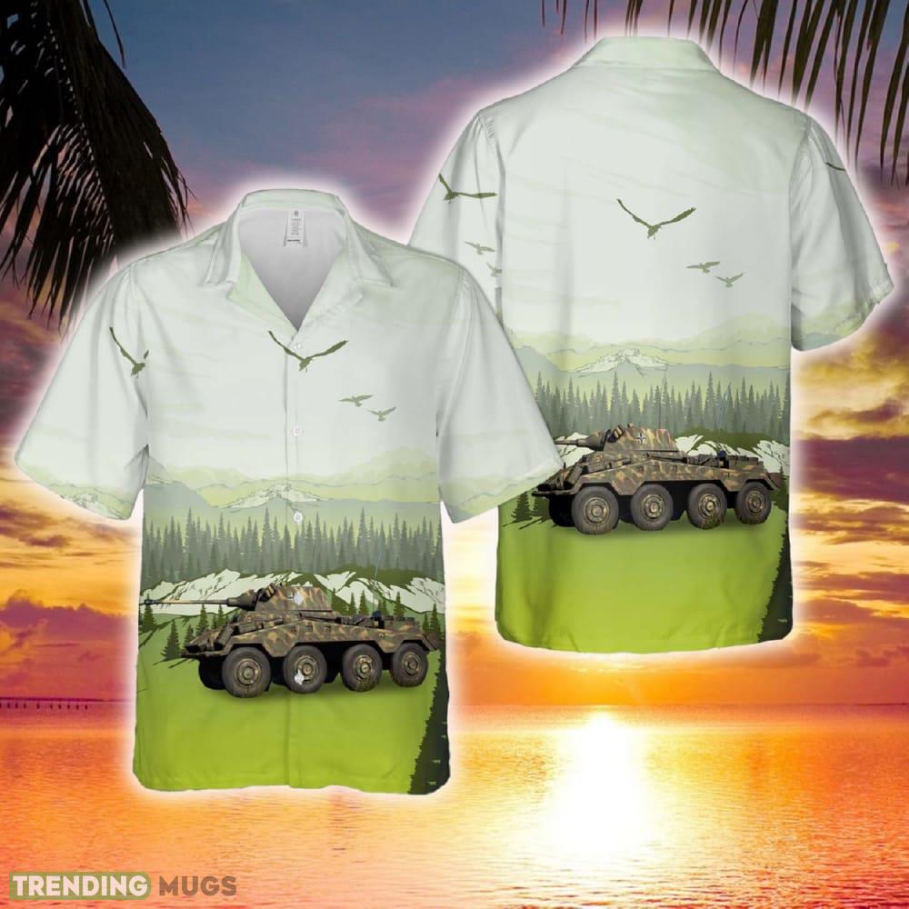 German Army s.Pz.Sp.Wg. (5 cm 391 L60) Sd.Kfz.2342 Hawaiian Shirt - German Army s.Pz.Sp.Wg. (5 cm 391 L60) Sd.Kfz.2342 Hawaiian Shirt