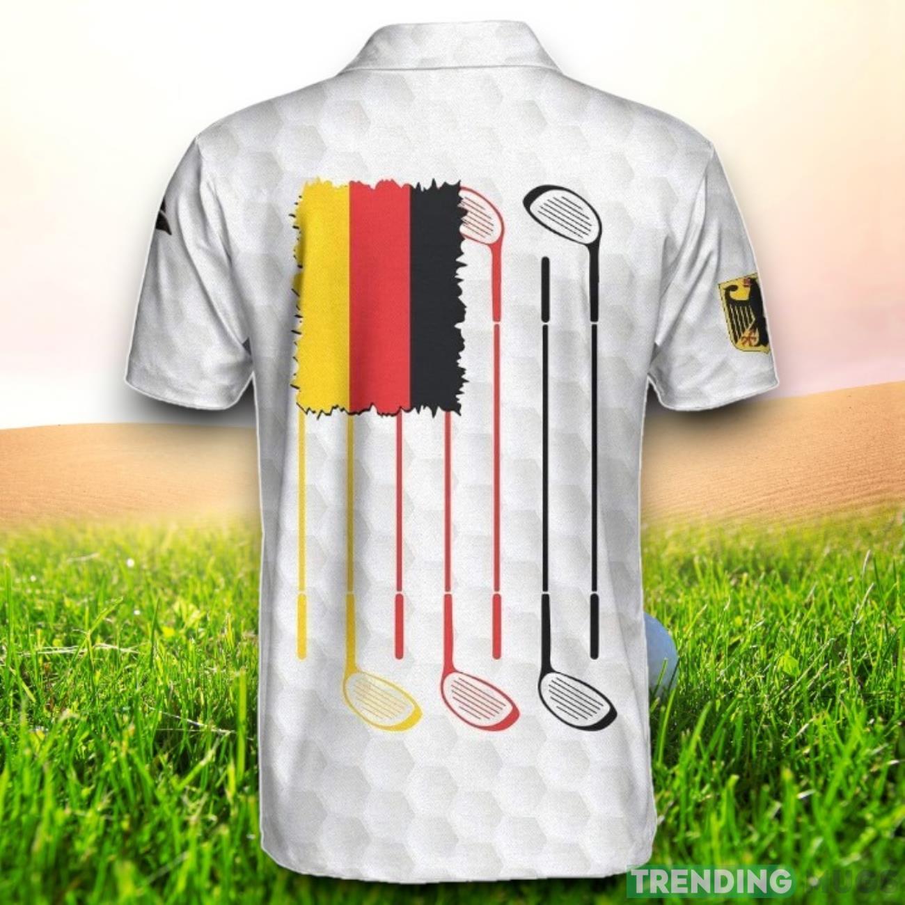 Germany Flag Golf Ball Polo Shirt Polo Shirt Germany Flag Golf Ball Polo Shirt Polo Shirt