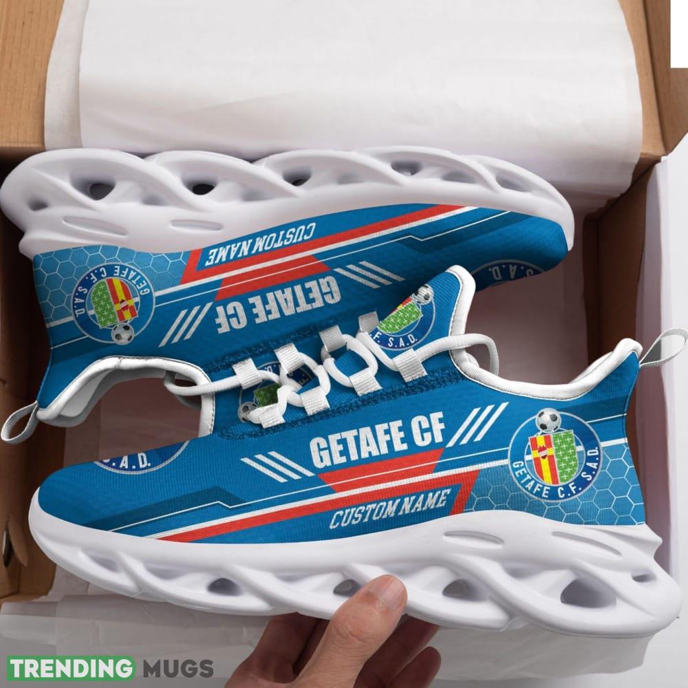 Getafe CF Logo Custom Name Pattern 3D Max Soul Sneaker Shoes - Getafe CF Logo Custom Name Pattern 3D Max Soul Sneaker Shoes_1 Getafe CF Logo Custom Name Pattern 3D Max Soul Sneaker Shoes - Getafe CF Logo Custom Name Pattern 3D Max Soul Sneaker Shoes_1