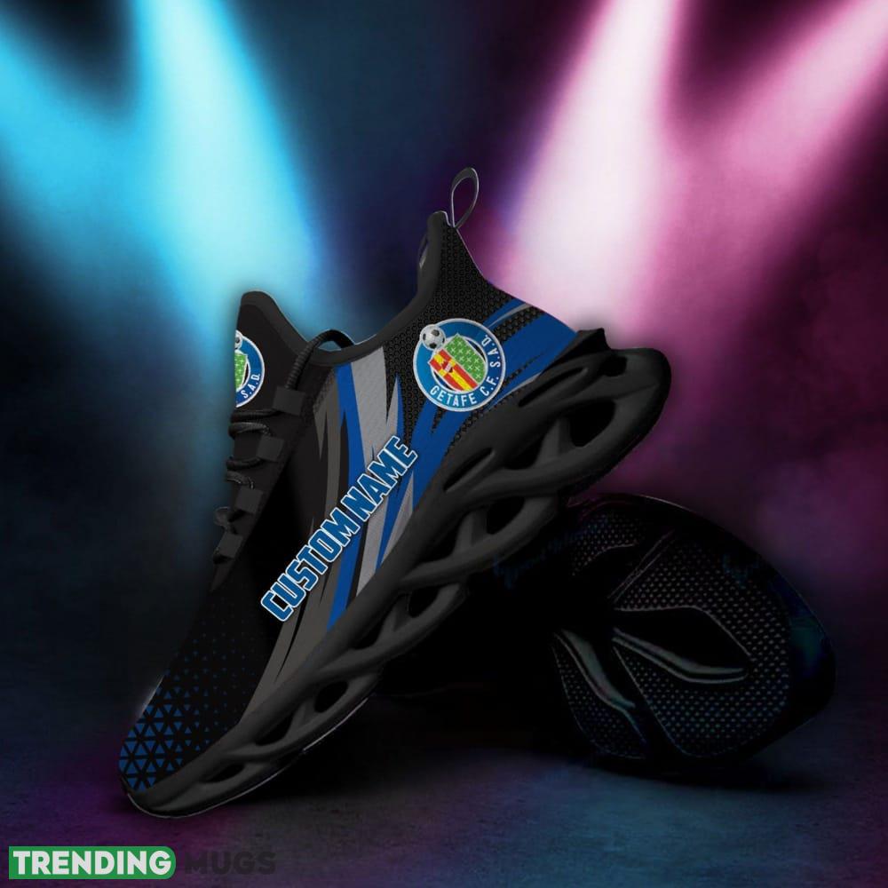 Getafe Triangle Logo Pattern Custom Name 3D Max Soul Sneaker Shoes Max Soul Getafe Triangle Logo Pattern Custom Name 3D Max Soul Sneaker Shoes Max Soul