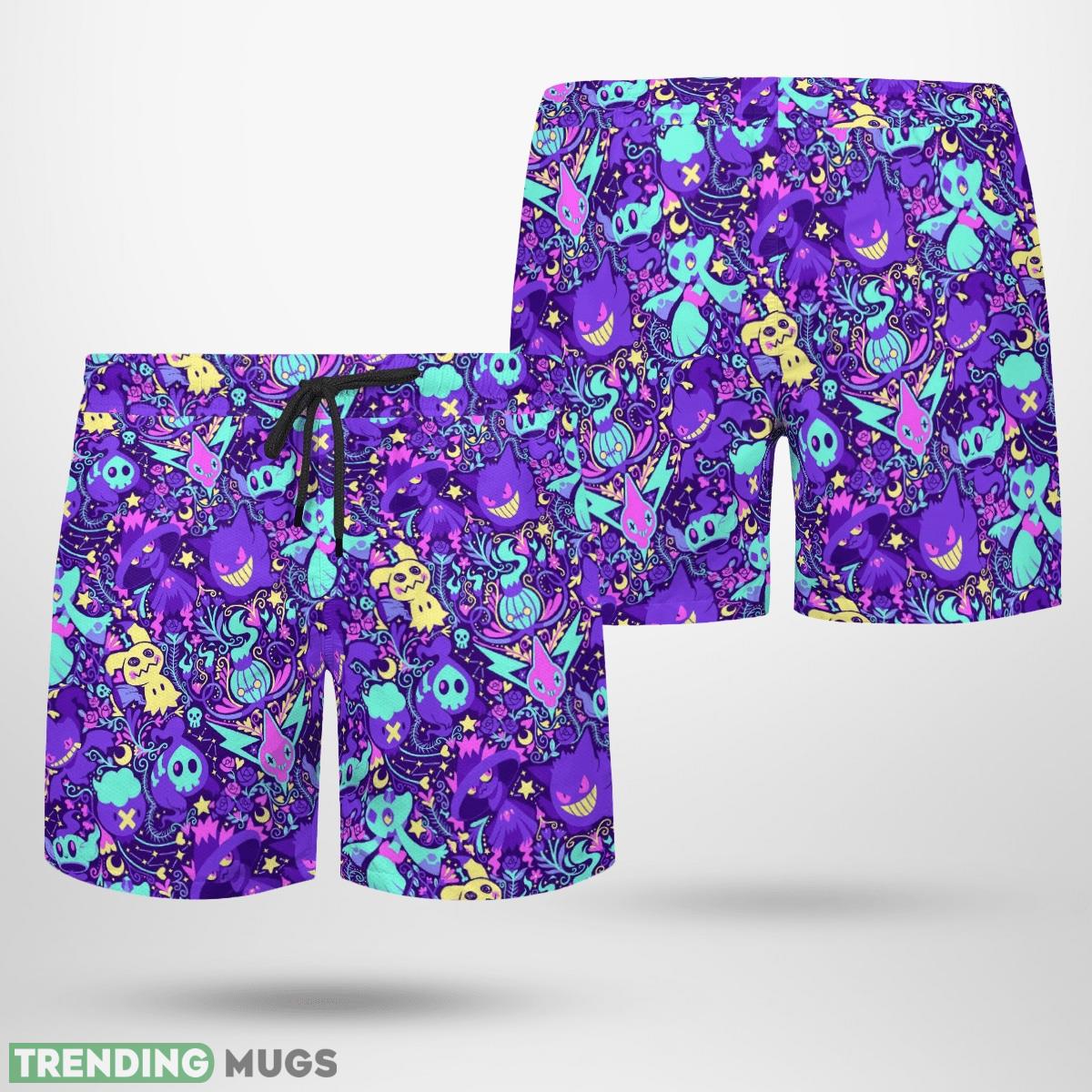 Ghost Pokemon Beach Set Hawaiian Shirt Short AOP Gift Beach Hawaiian & Short Ghost Pokemon Beach Set Hawaiian Shirt Short AOP Gift Beach Hawaiian & Short