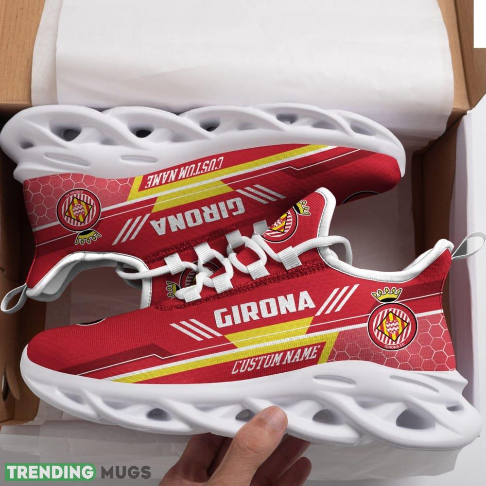 Girona Logo Custom Name Pattern 3D Max Soul Sneaker Shoes - Girona Logo Custom Name Pattern 3D Max Soul Sneaker Shoes_1 Girona Logo Custom Name Pattern 3D Max Soul Sneaker Shoes - Girona Logo Custom Name Pattern 3D Max Soul Sneaker Shoes_1