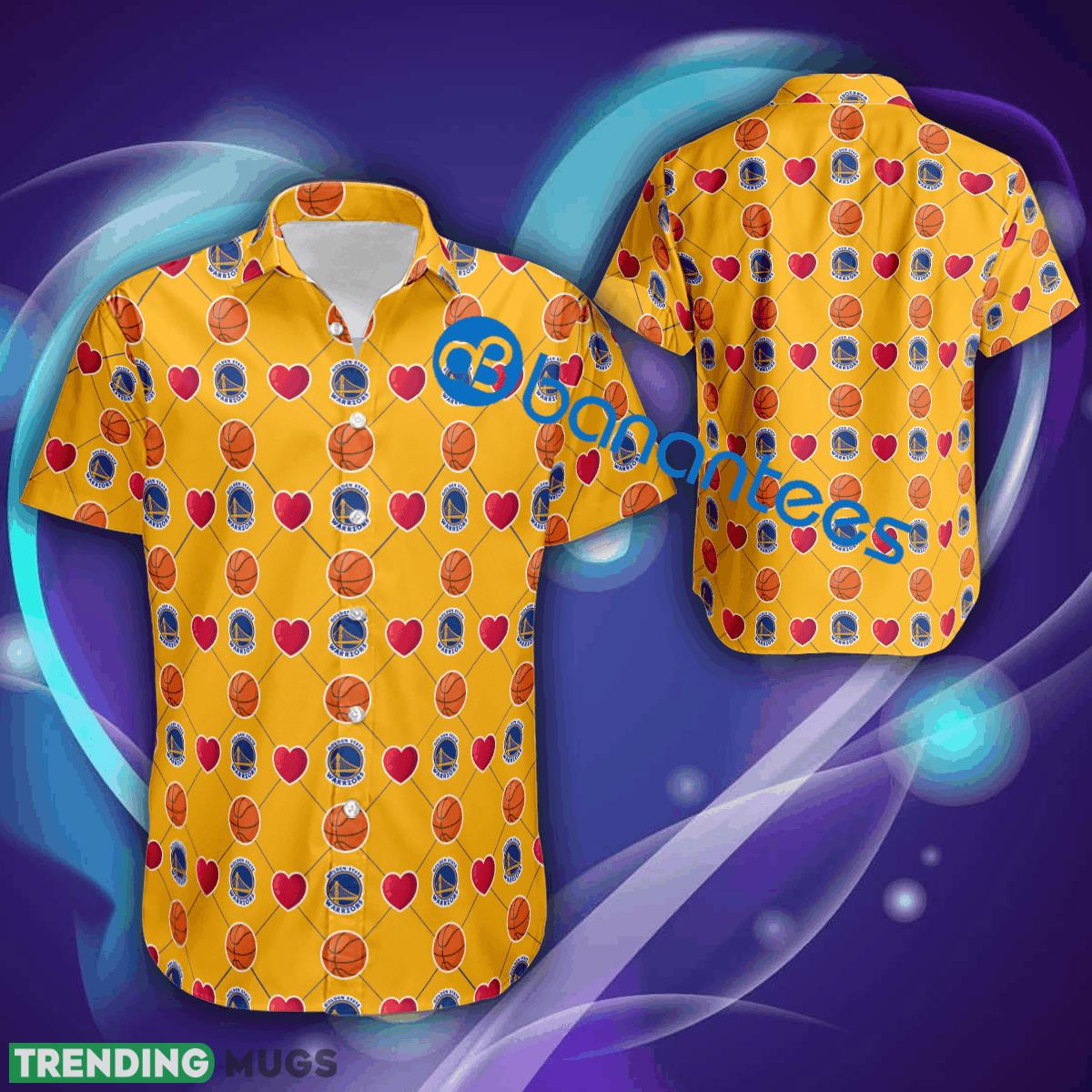 Golden State Warriors Logo Heart Pattern Valentines Days AOP Hawaiian Shirt Gift For Fans - Golden State Warriors Logo Heart Pattern Valentines Days AOP Hawaiian Shirt Gift For Fans Golden State Warriors Logo Heart Pattern Valentines Days AOP Hawaiian Shirt Gift For Fans - Golden State Warriors Logo Heart Pattern Valentines Days AOP Hawaiian Shirt Gift For Fans