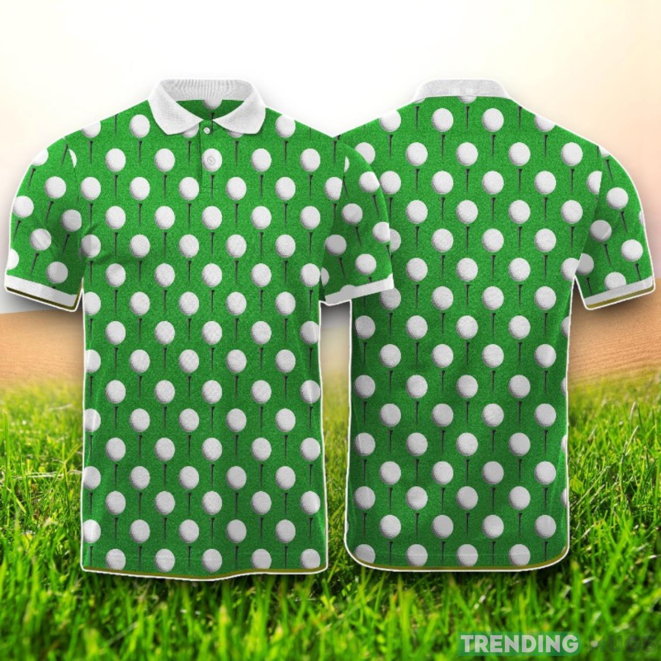 Golf Balls Golf Green Polo Shirt Product Photo 1 Golf Balls Golf Green Polo Shirt Product Photo 1