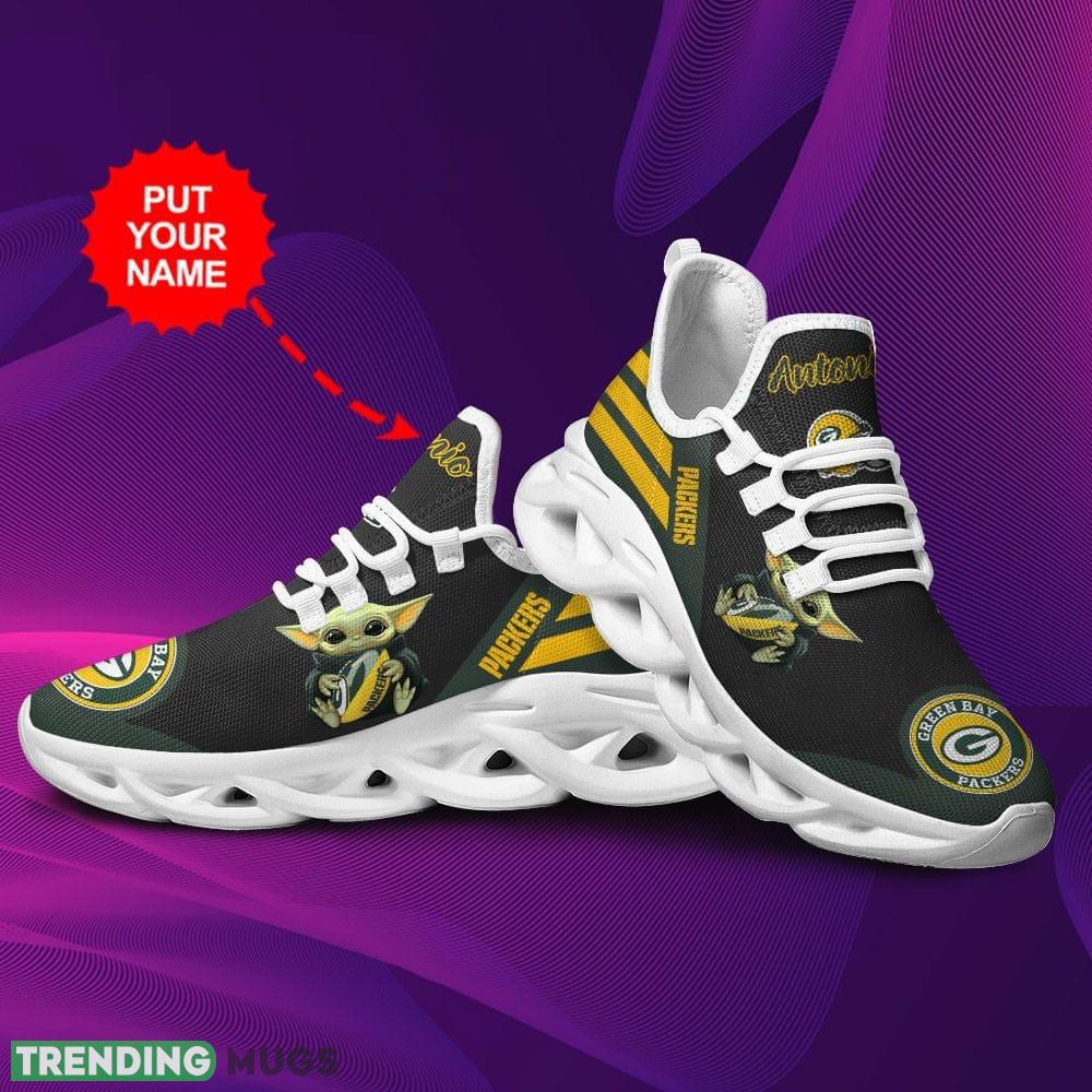 Green Bay Packers Baby Yoda Custom Name 3D Max Soul Sneaker Shoes - Green Bay Packers Baby Yoda Custom Name 3D Max Soul Sneaker Shoes_1 Green Bay Packers Baby Yoda Custom Name 3D Max Soul Sneaker Shoes - Green Bay Packers Baby Yoda Custom Name 3D Max Soul Sneaker Shoes_1