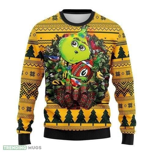 Green Bay Packers Grinch Hug Ugly Christmas Sweater Perfect Holiday Gift - Green Bay Packers Grinch Hug Ugly Christmas Sweater Perfect Holiday Gift Green Bay Packers Grinch Hug Ugly Christmas Sweater Perfect Holiday Gift - Green Bay Packers Grinch Hug Ugly Christmas Sweater Perfect Holiday Gift