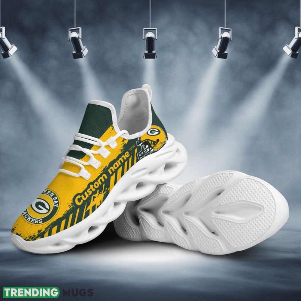Green Bay Packers Helmet Logo Pattern Custom Name 3D Max Soul Sneaker Shoes - Green Bay Packers Helmet Logo Pattern Custom Name 3D Max Soul Sneaker Shoes_1 Green Bay Packers Helmet Logo Pattern Custom Name 3D Max Soul Sneaker Shoes - Green Bay Packers Helmet Logo Pattern Custom Name 3D Max Soul Sneaker Shoes_1