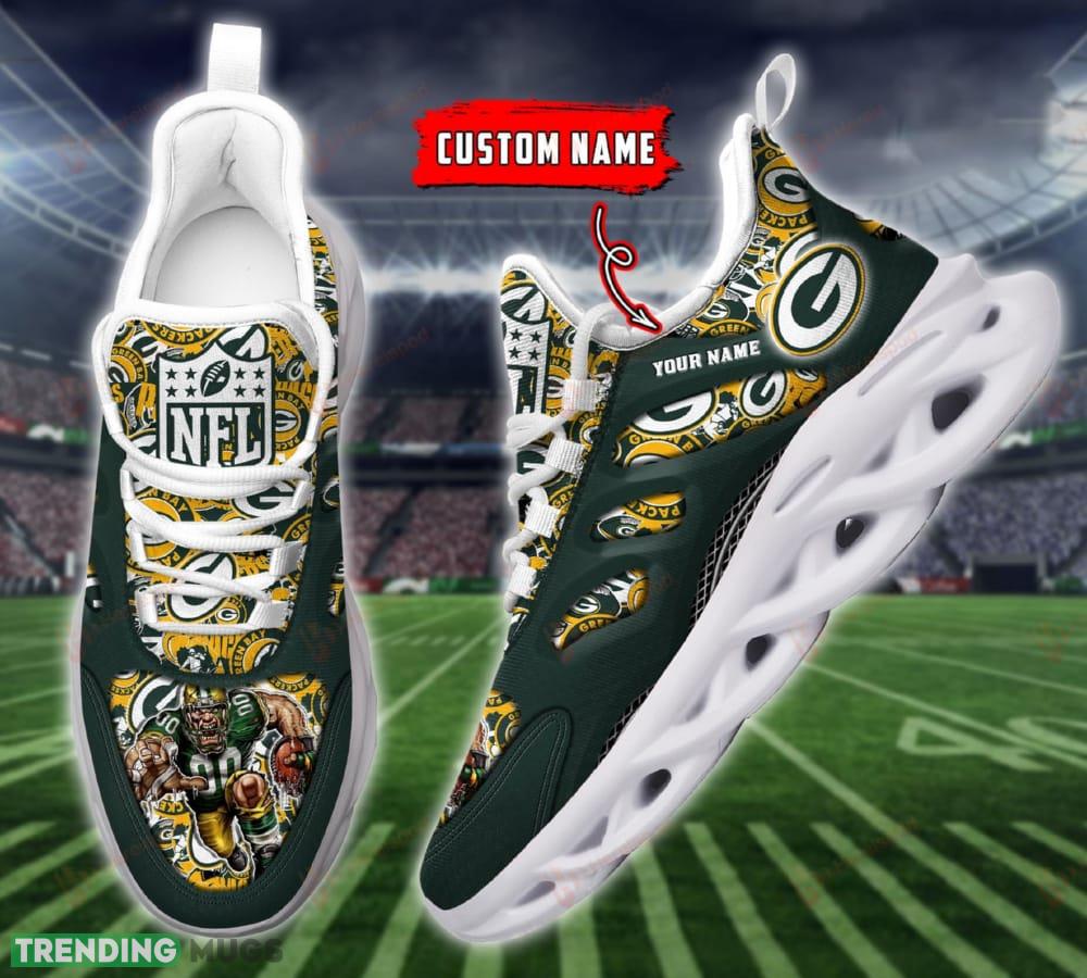 Green Bay Packers Max Soul Shoes Embody Gift For Men And Women Chunky Sneakers Custom Name Max Soul Green Bay Packers Max Soul Shoes Embody Gift For Men And Women Chunky Sneakers Custom Name Max Soul
