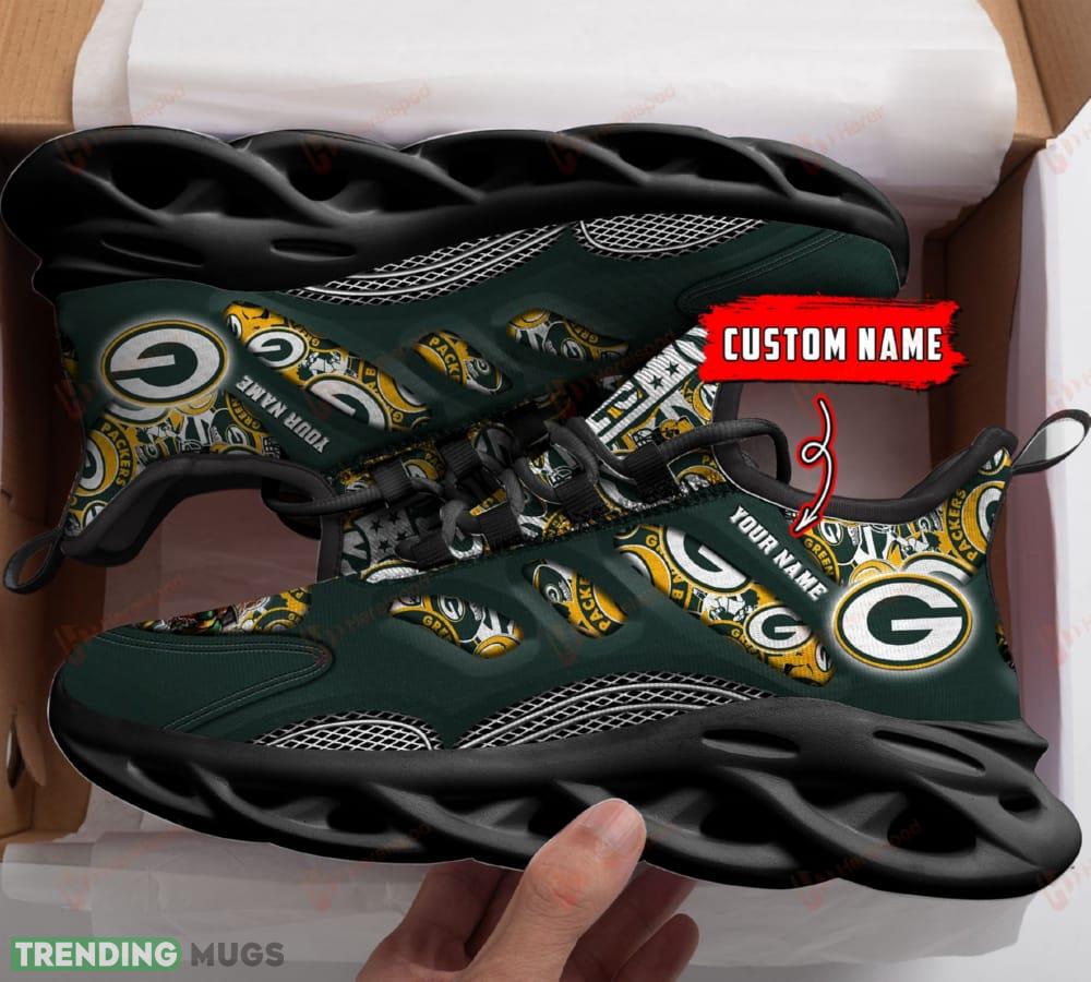 Green Bay Packers Max Soul Shoes Embody Gift For Men And Women Chunky Sneakers Custom Name Max Soul Green Bay Packers Max Soul Shoes Embody Gift For Men And Women Chunky Sneakers Custom Name Max Soul