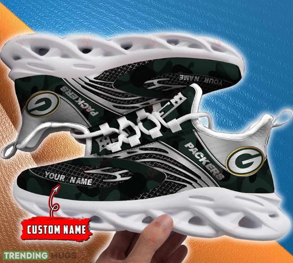 Green Bay Packers Max Soul Shoes Empower Gift For Men And Women Chunky Sneakers Custom Name Max Soul Green Bay Packers Max Soul Shoes Empower Gift For Men And Women Chunky Sneakers Custom Name Max Soul