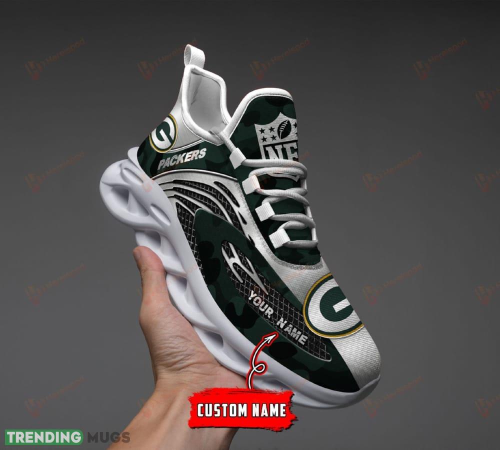 Green Bay Packers Max Soul Shoes Empower Gift For Men And Women Chunky Sneakers Custom Name Max Soul Green Bay Packers Max Soul Shoes Empower Gift For Men And Women Chunky Sneakers Custom Name Max Soul