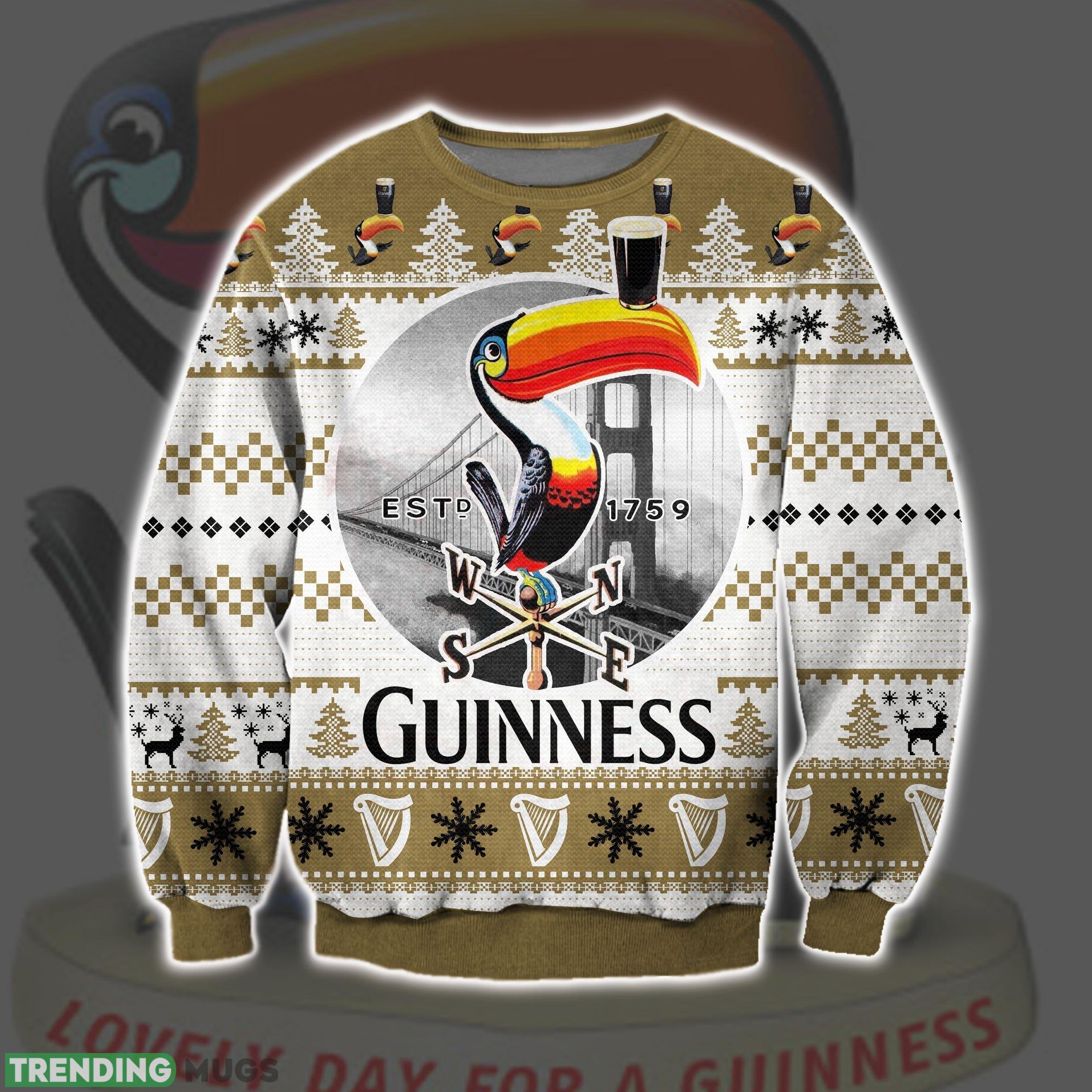 Guinness Beer 1759 Toucan 3D All Over Print Ugly Christmas Sweater Perfect Holiday Gift - Guinness Beer 1759 Toucan 3D All Over Print Ugly Christmas Sweater Perfect Holiday Gift Guinness Beer 1759 Toucan 3D All Over Print Ugly Christmas Sweater Perfect Holiday Gift - Guinness Beer 1759 Toucan 3D All Over Print Ugly Christmas Sweater Perfect Holiday Gift