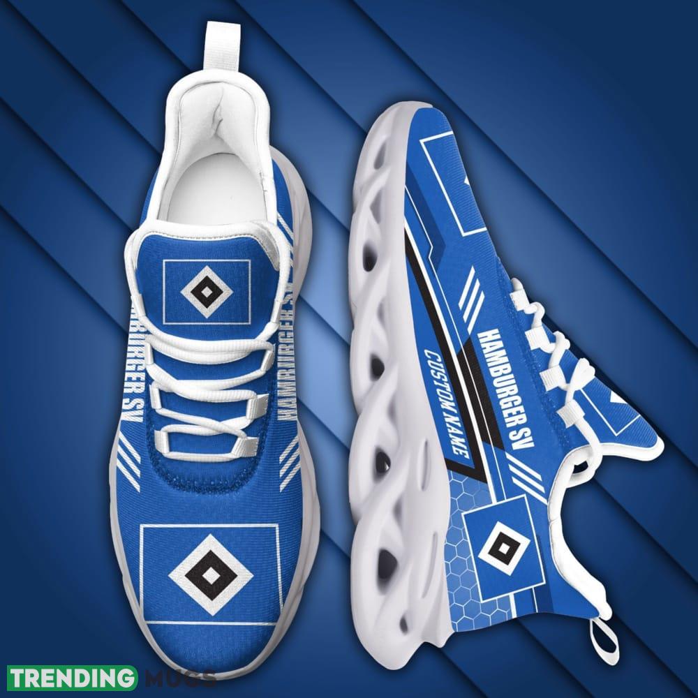 Hamburger SV Logo Pattern Custom Name 3D Max Soul Sneaker Shoes Max Soul Hamburger SV Logo Pattern Custom Name 3D Max Soul Sneaker Shoes Max Soul