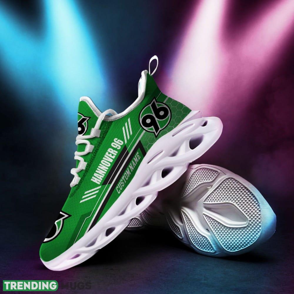 Hannover 96 Logo Custom Name Pattern 3D Max Soul Sneaker Shoes Max Soul Hannover 96 Logo Custom Name Pattern 3D Max Soul Sneaker Shoes Max Soul