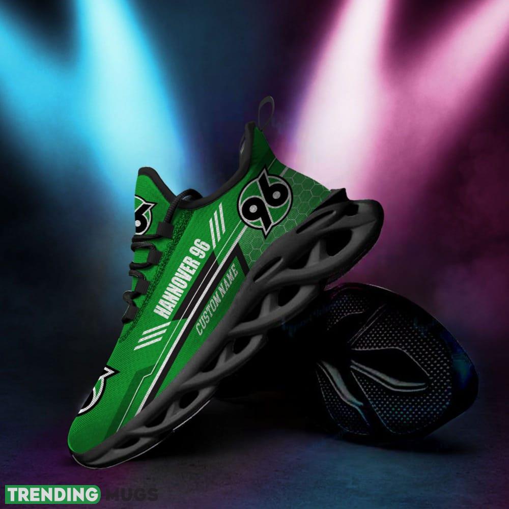 Hannover 96 Logo Custom Name Pattern 3D Max Soul Sneaker Shoes Max Soul Hannover 96 Logo Custom Name Pattern 3D Max Soul Sneaker Shoes Max Soul