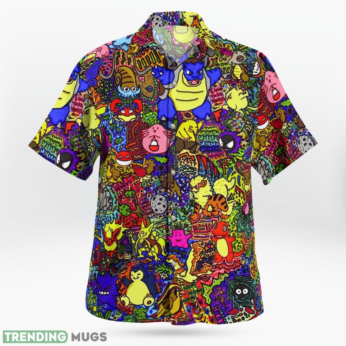 Happy Pokemon Beach Hawaiian Shirt Short AOP Combo For Men And Women Hawaiian & Short Happy Pokemon Beach Hawaiian Shirt Short AOP Combo For Men And Women Hawaiian & Short